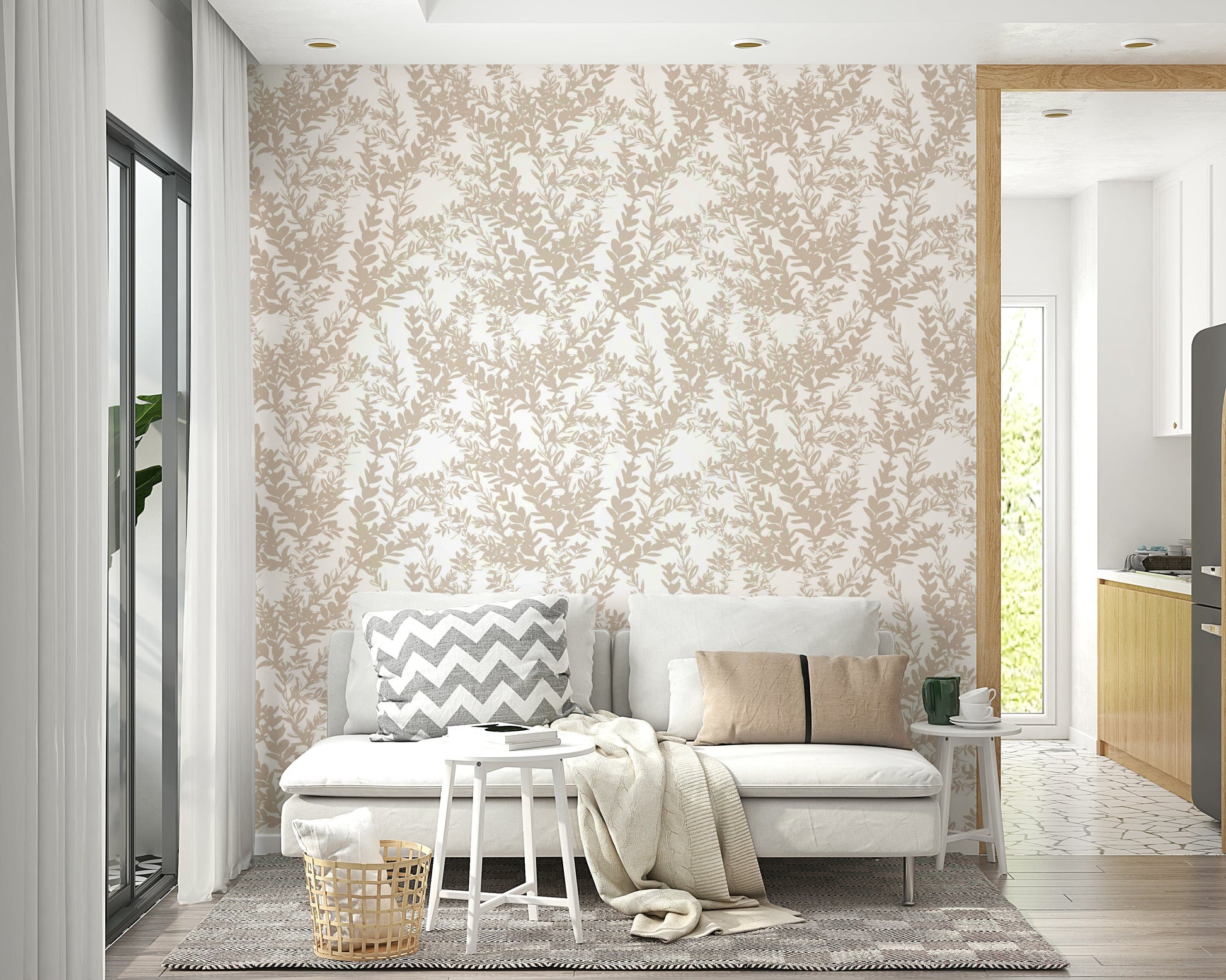 Twigs and branches mural

