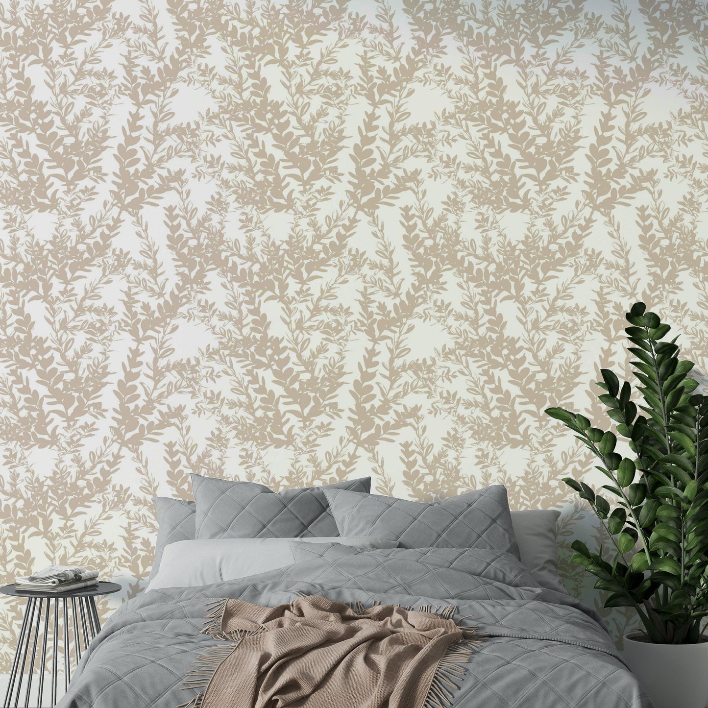 Wallpaper for a peaceful bedroom

