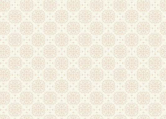 Beige Small Pattern Damask Wallpaper Mural