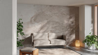 Neutral textured wallpaper with swirl patterns
