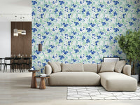 Berry Bliss Watercolor accent wall paper beautiful