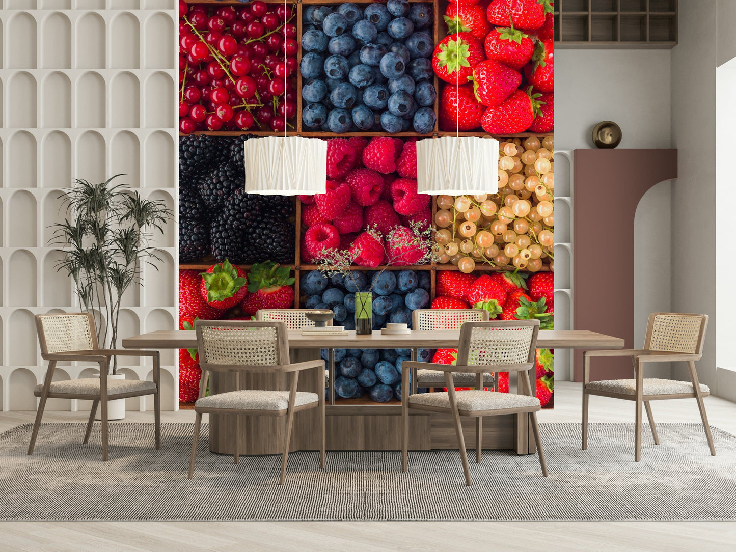 Berry Fresh Delight Wall Mural