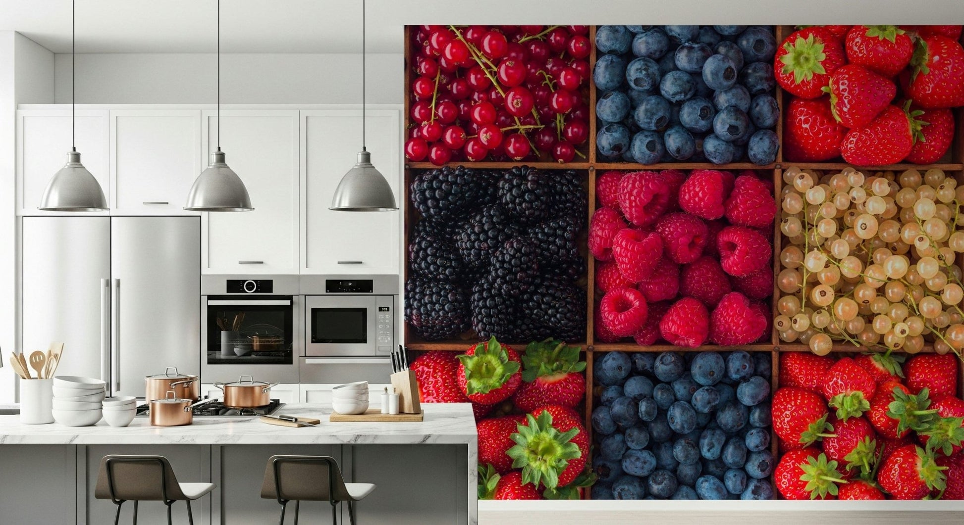 Berry Fresh Delight Wall Mural