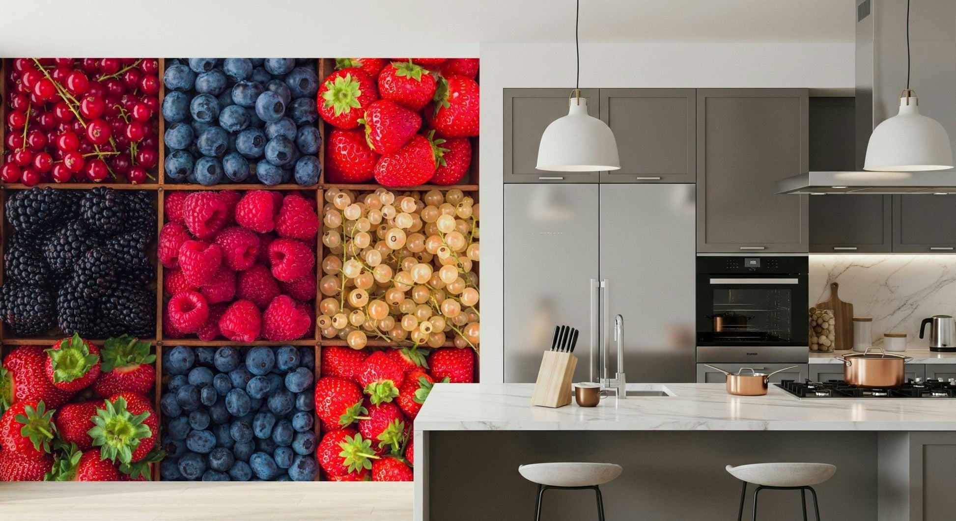 Berry Fresh Delight Wall Mural