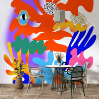 Mesmerizing Big Bang mural creating a bold focal point in any room

