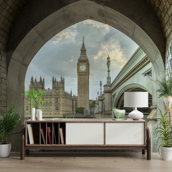 London's Big Ben and Houses of Parliament.

