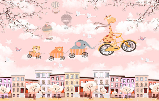 Bike Cycle Travel Wallpaper Mural