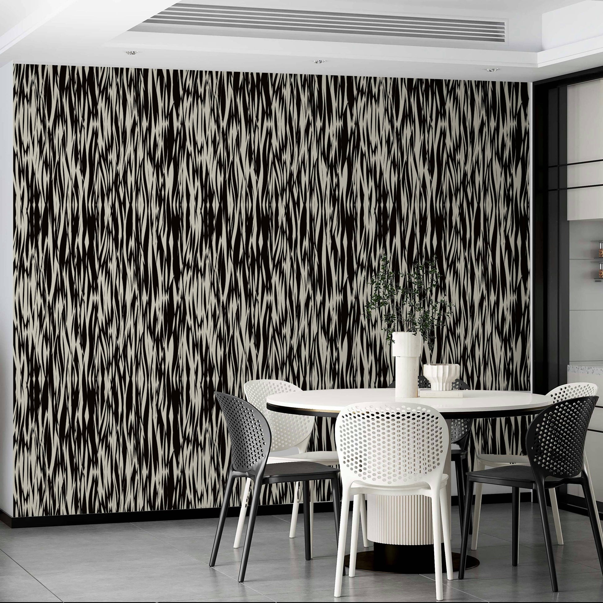 Close-up of a subtle, abstract wave pattern

