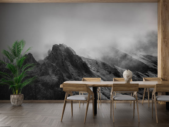 Dramatic Mountain Wall Mural