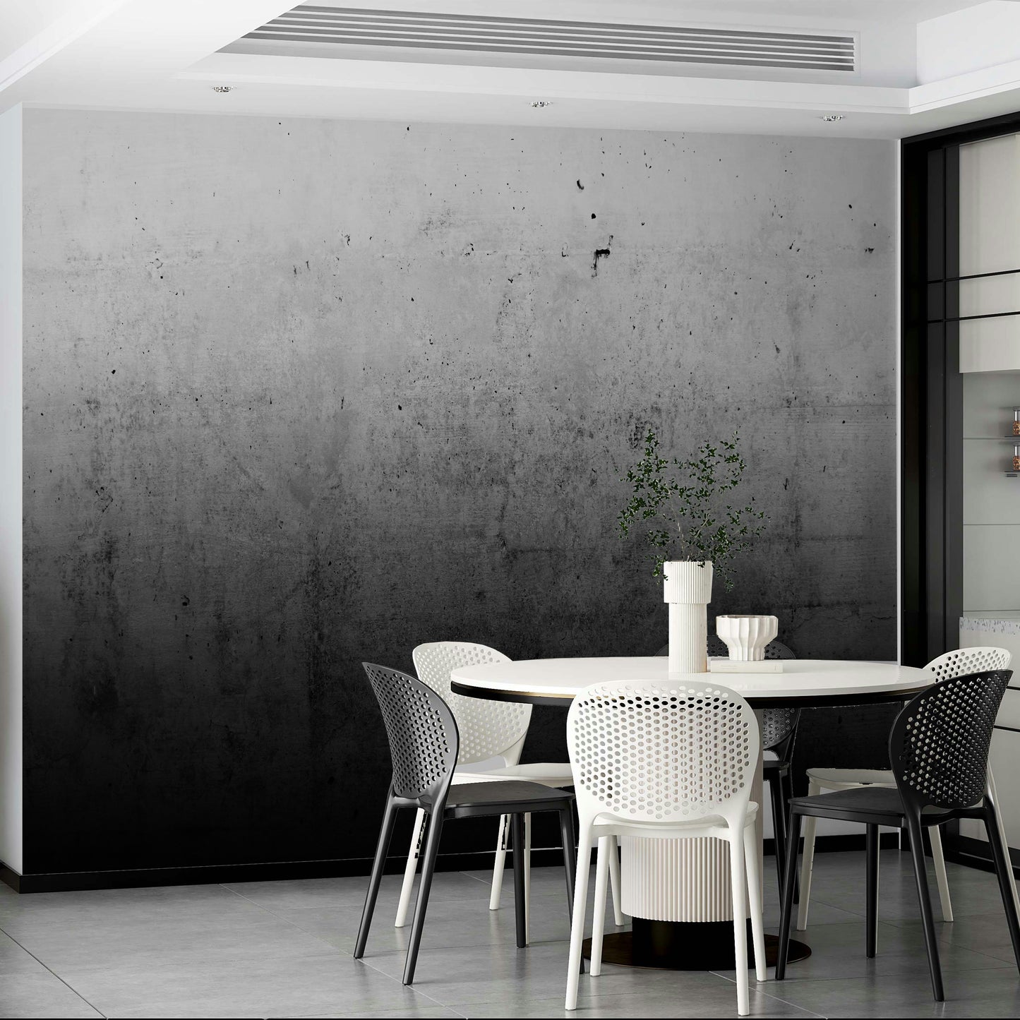 Black fade concrete wallpaper

