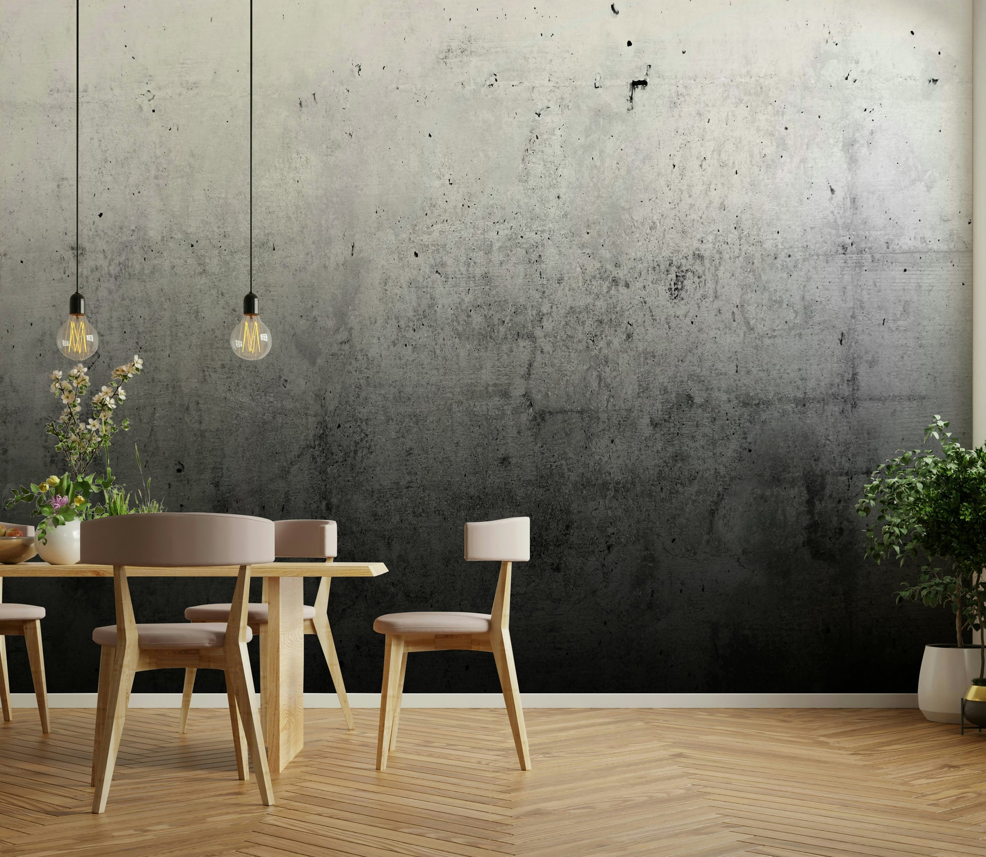 Gradient black grey wallpaper

