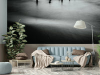 A classic ocean wallpaper for walls with a coastal theme.

