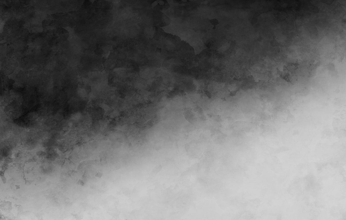 Black & Gray Watercolor Gradient Wallpaper Mural in your room