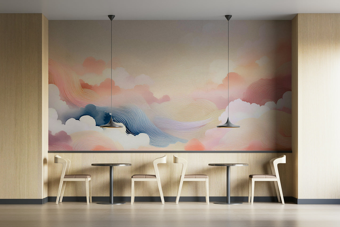 Blissful Skytones Wall Mural