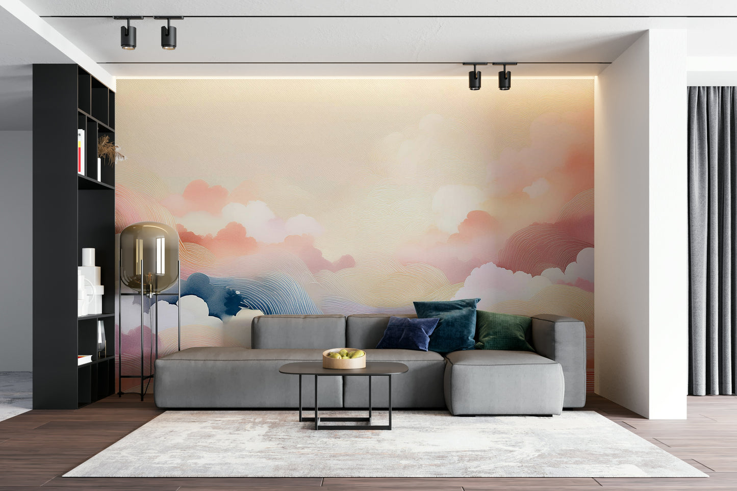 Blissful Skytones Wall Mural
