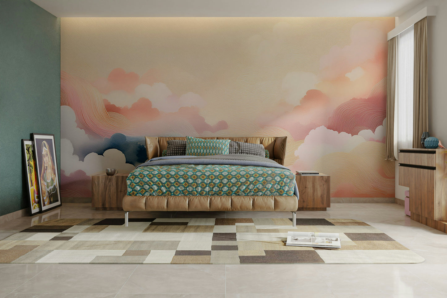 Blissful Skytones Wall Mural