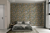 A calming serene design wallpaper mural that defines a space.

