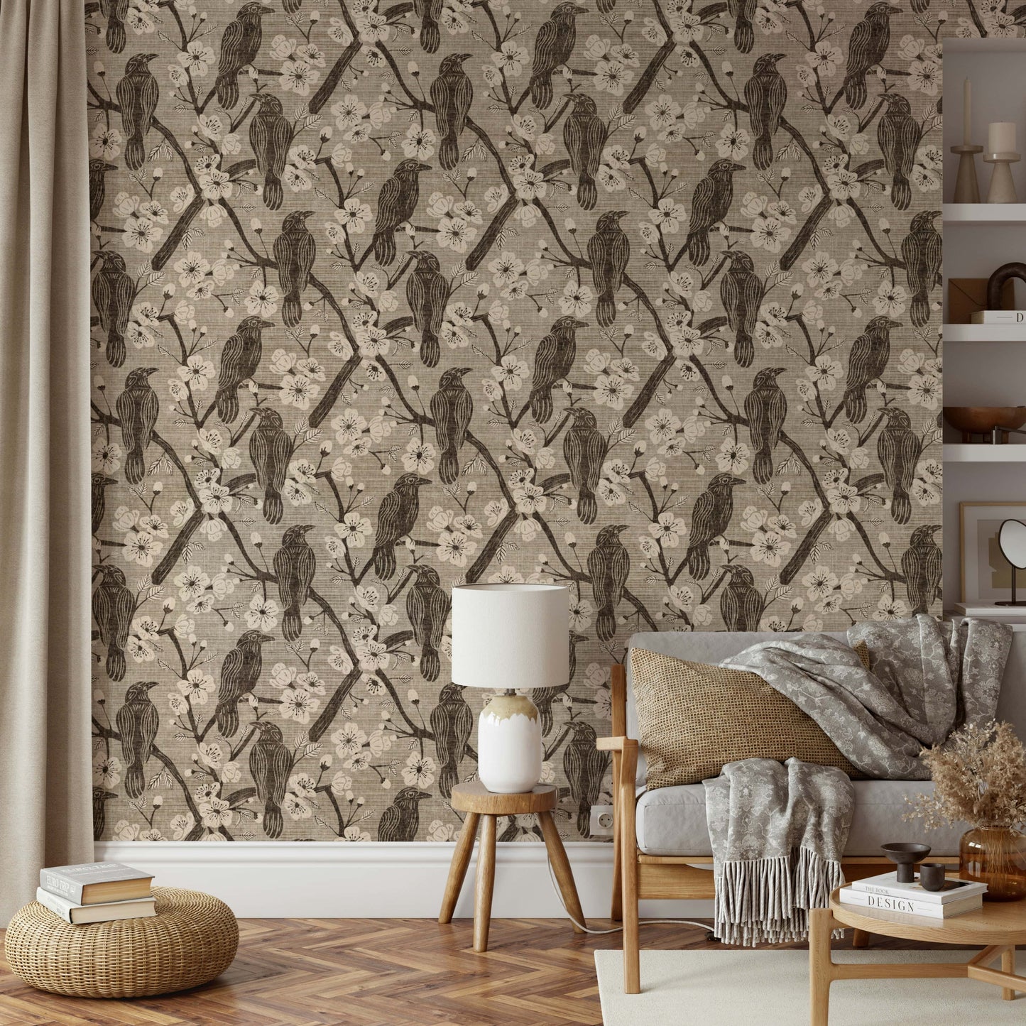 Bloom & Crows peaceful wall covering