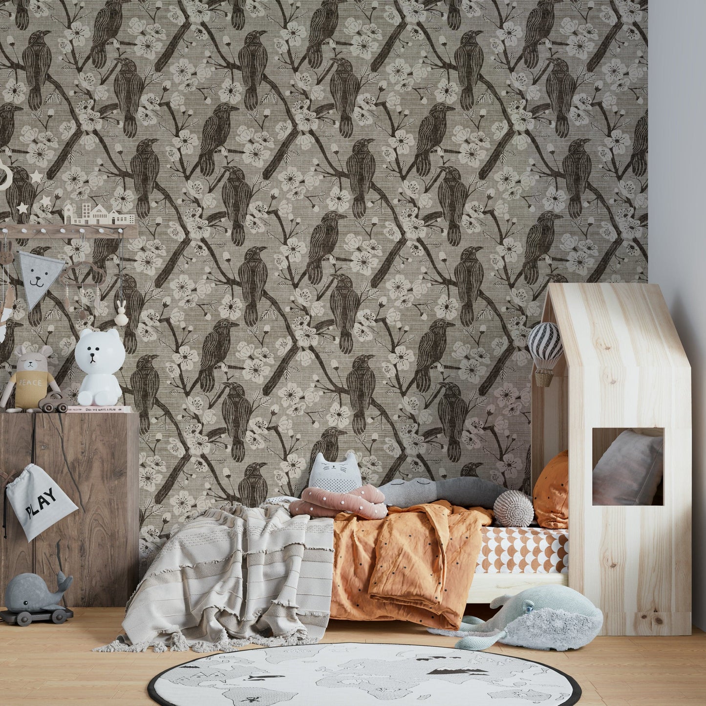 Bloom & Crows ivory wall decor