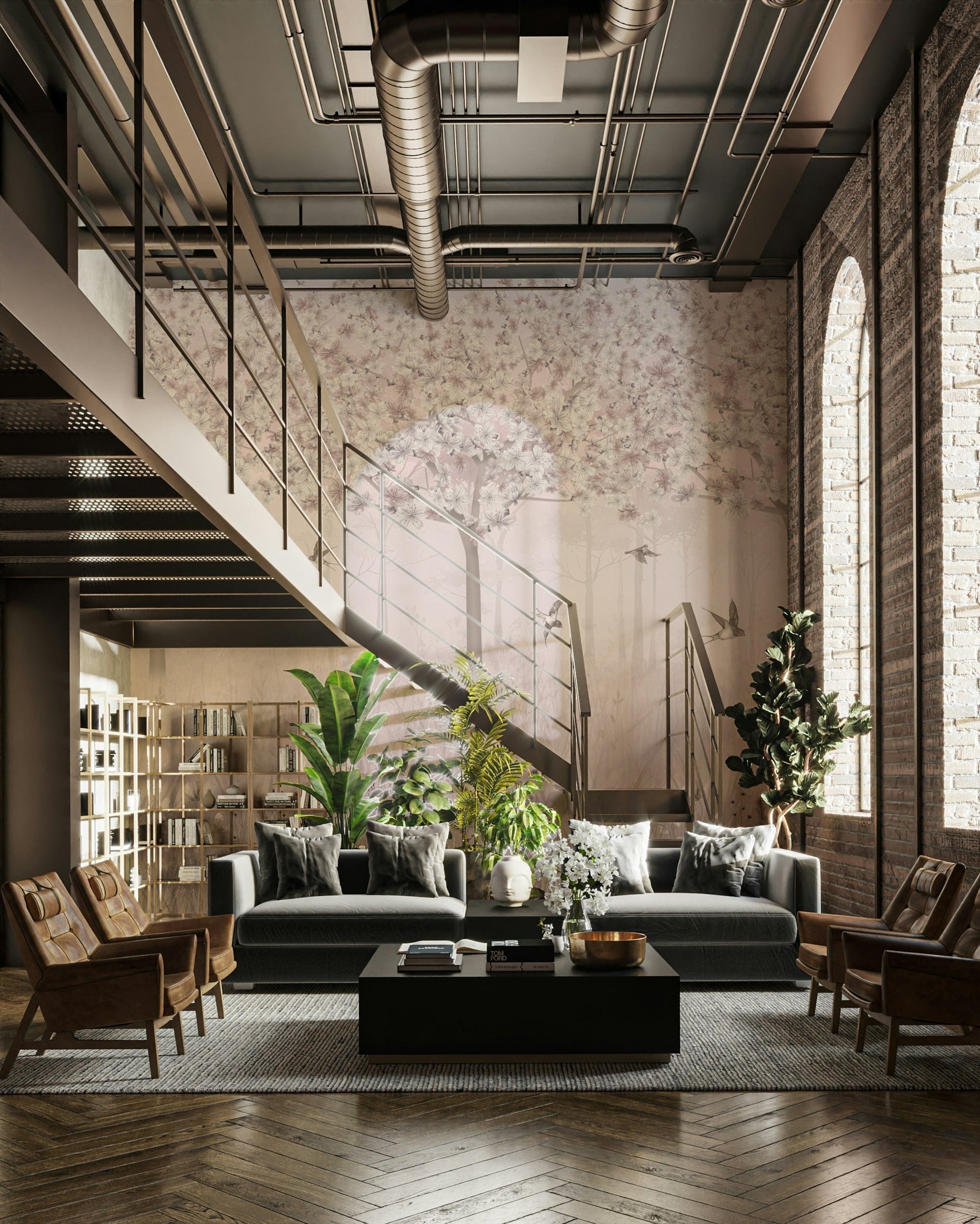 The colors are soft and gentle, with a muted, ethereal palette.

