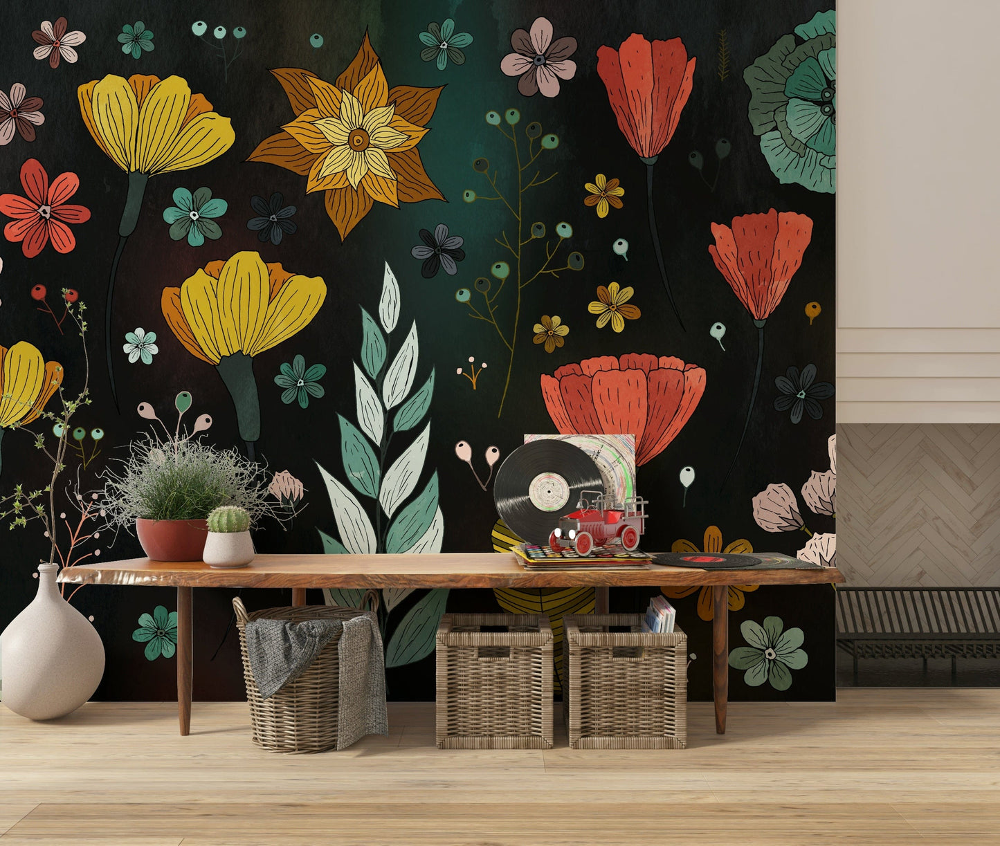 Harmony in Bloom Wall Mural