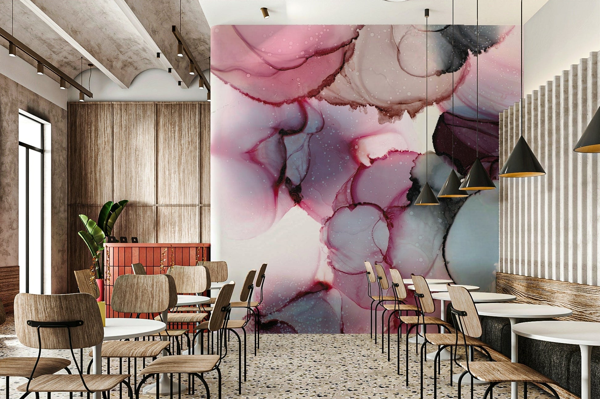 peaceful floral wall art

