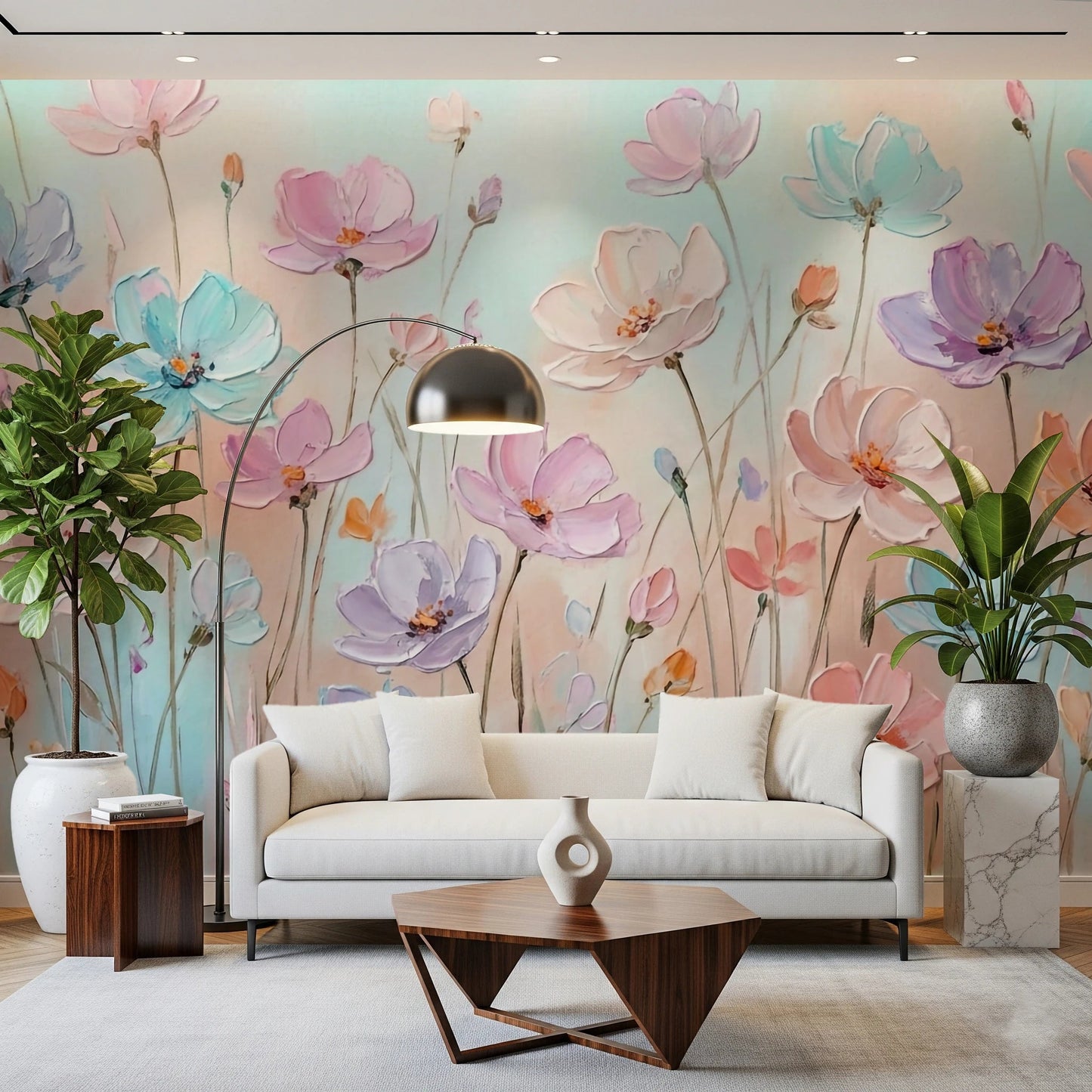 Blossom Haze Wall Mural