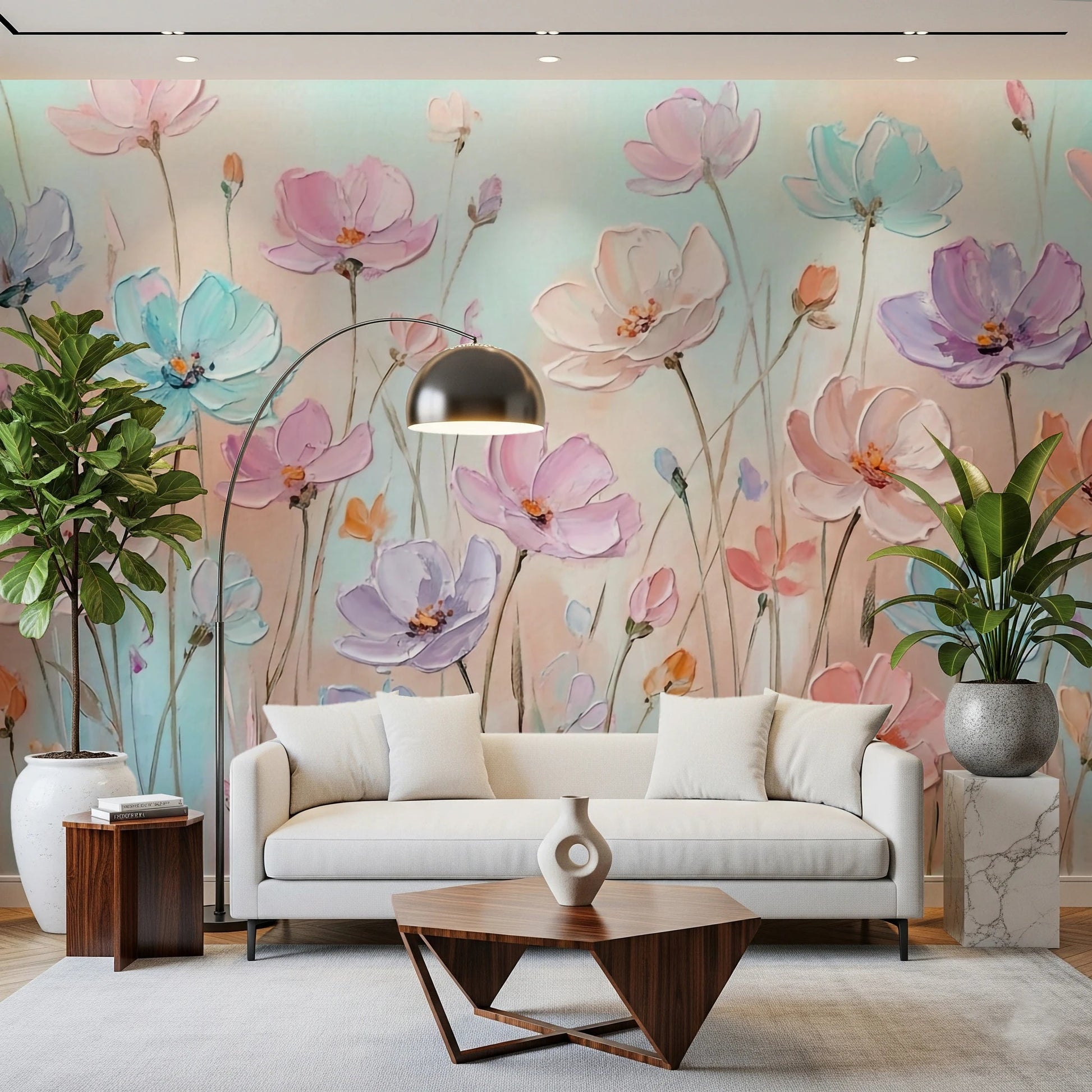 Blossom Haze Wall Mural