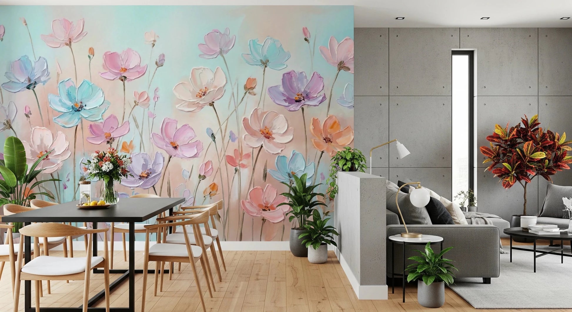 Blossom Haze Wall Mural