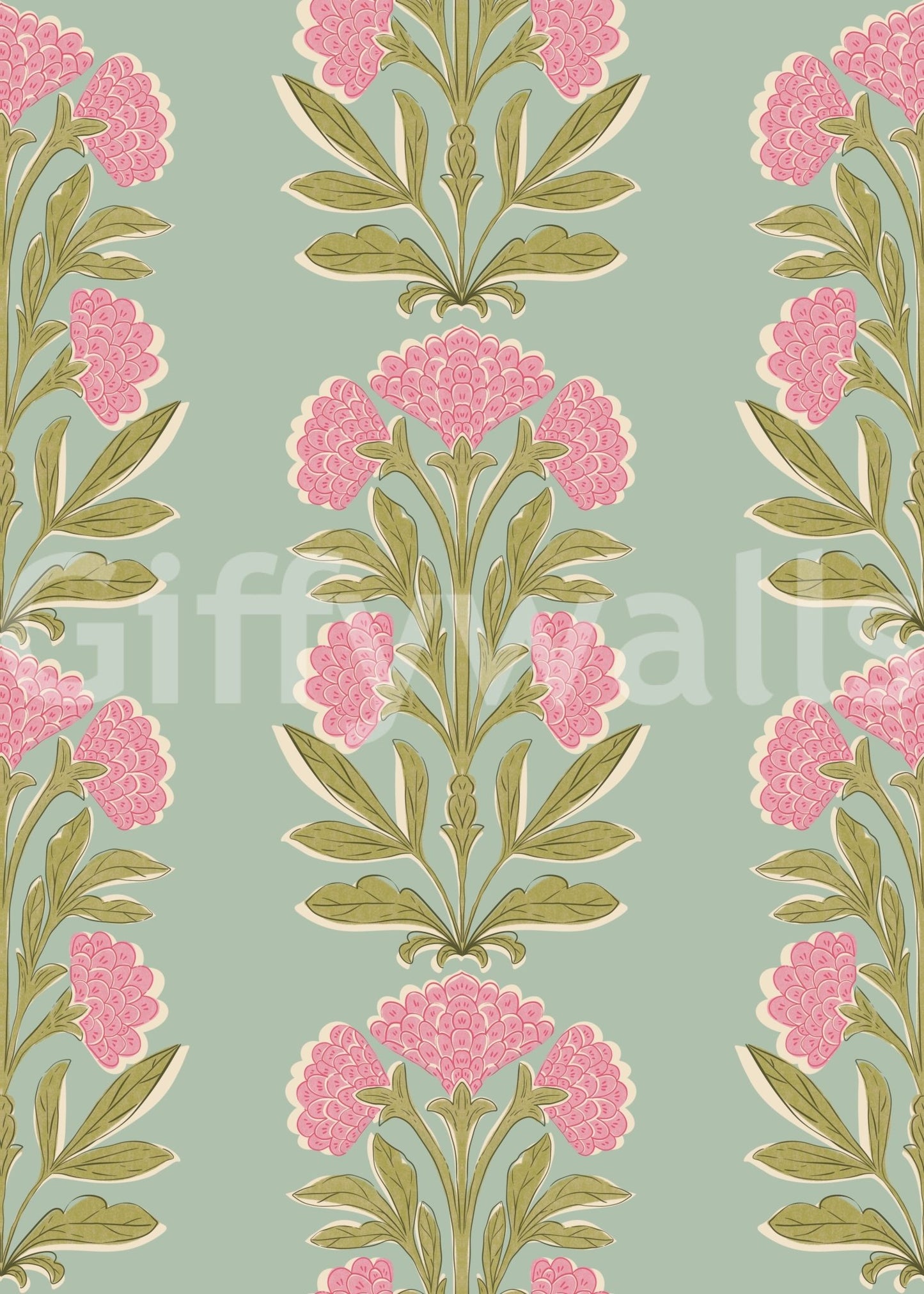 The design is non-realistic and interpretive.

