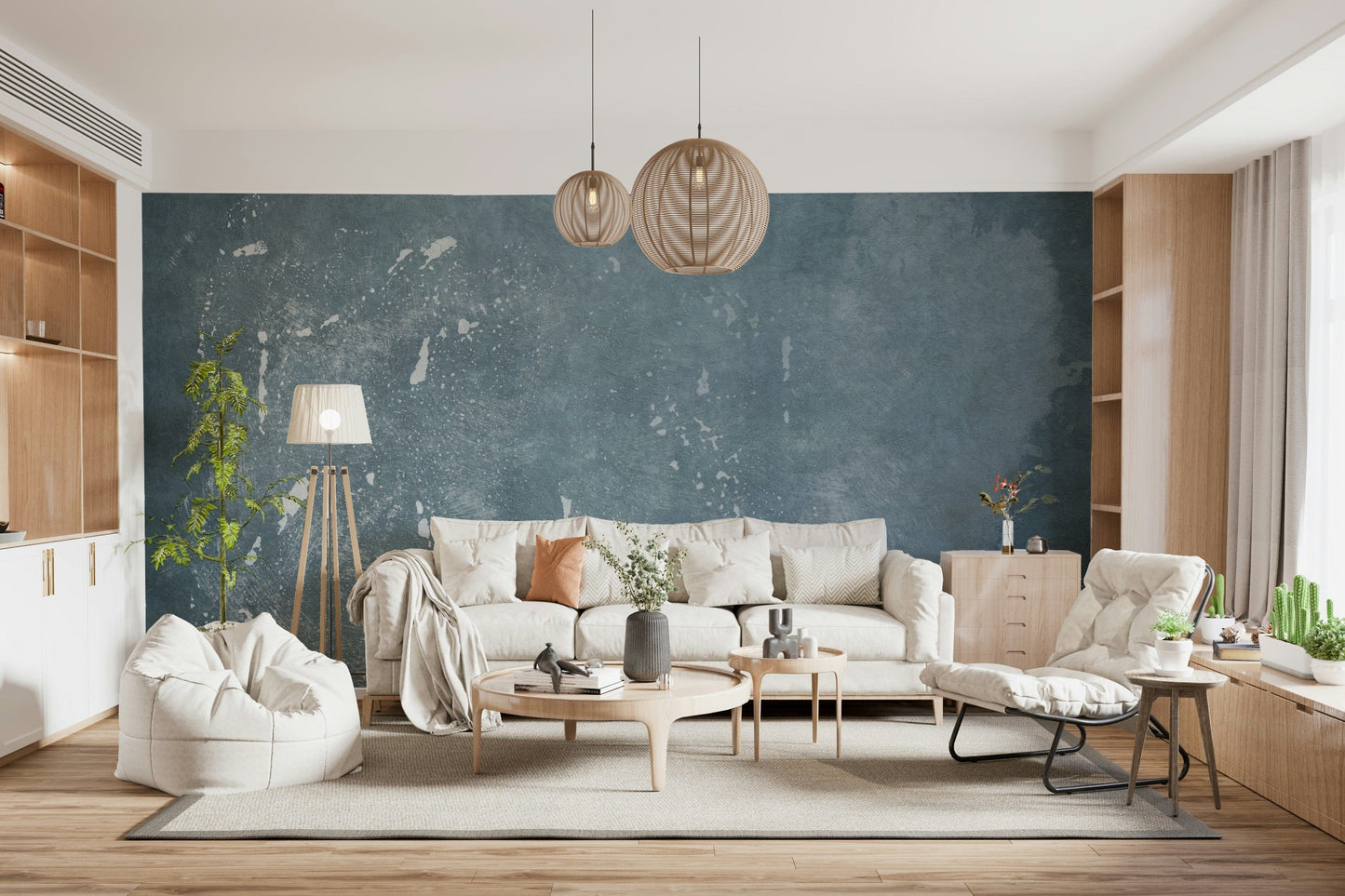 A classic distressed design wallpaper for walls.