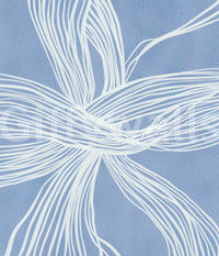 Calming Blue Weave mural light blue sophisticated tangled thread aesthetic