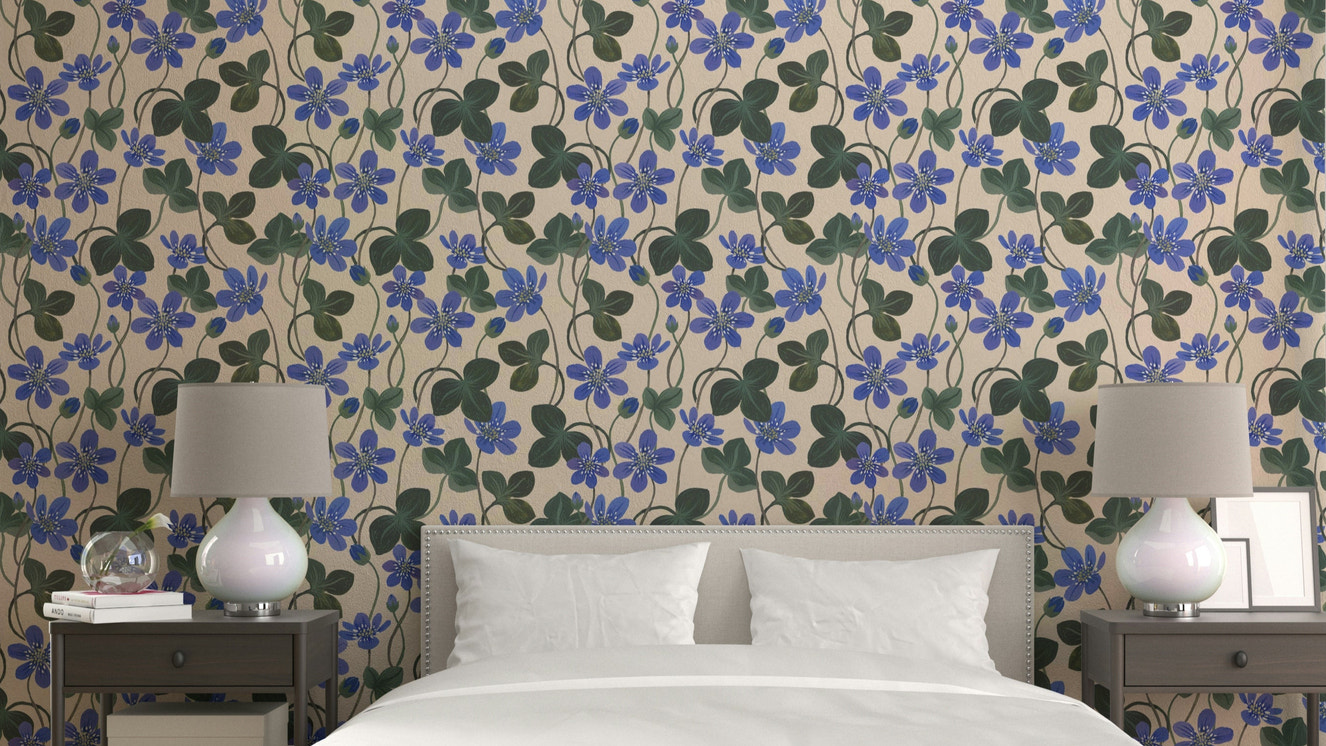 Blue Anemone Wallpaper⁠