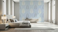 Elegant branch motif wall mural, Arbor Branch Harmony, classic decorative texture.