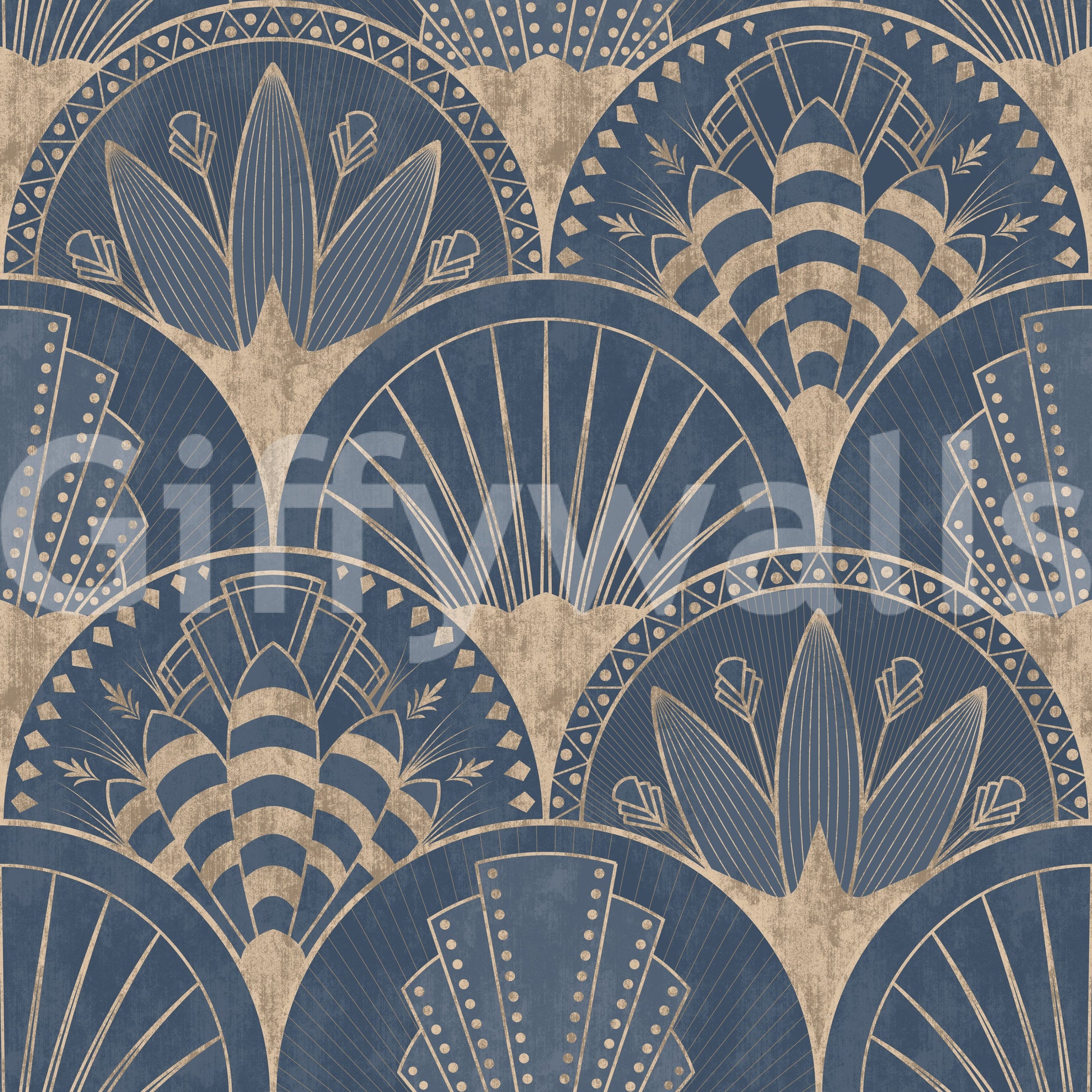 Statement fan design wallpaper

