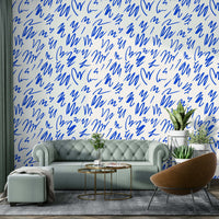 Close-up of a whimsical, abstract marker pattern

