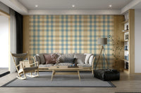 Checkered Charm modern mural wallpaper