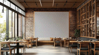 Blue chunky plant wallpaper with jungle jewel elements for bold rooms

