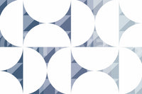 Blue Circle Dance Wall Mural - 2761196