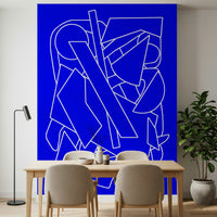 A classic abstract design wallpaper for walls.