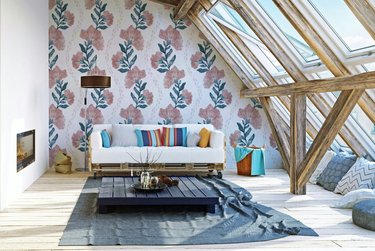 The image has a hand-drawn or painted look.

