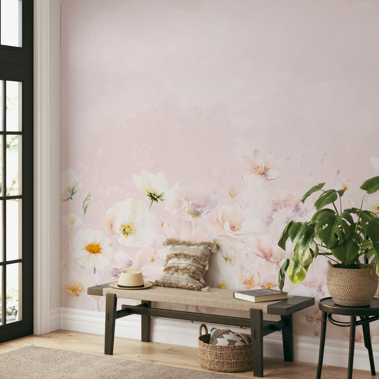 Spring meadow wall design

