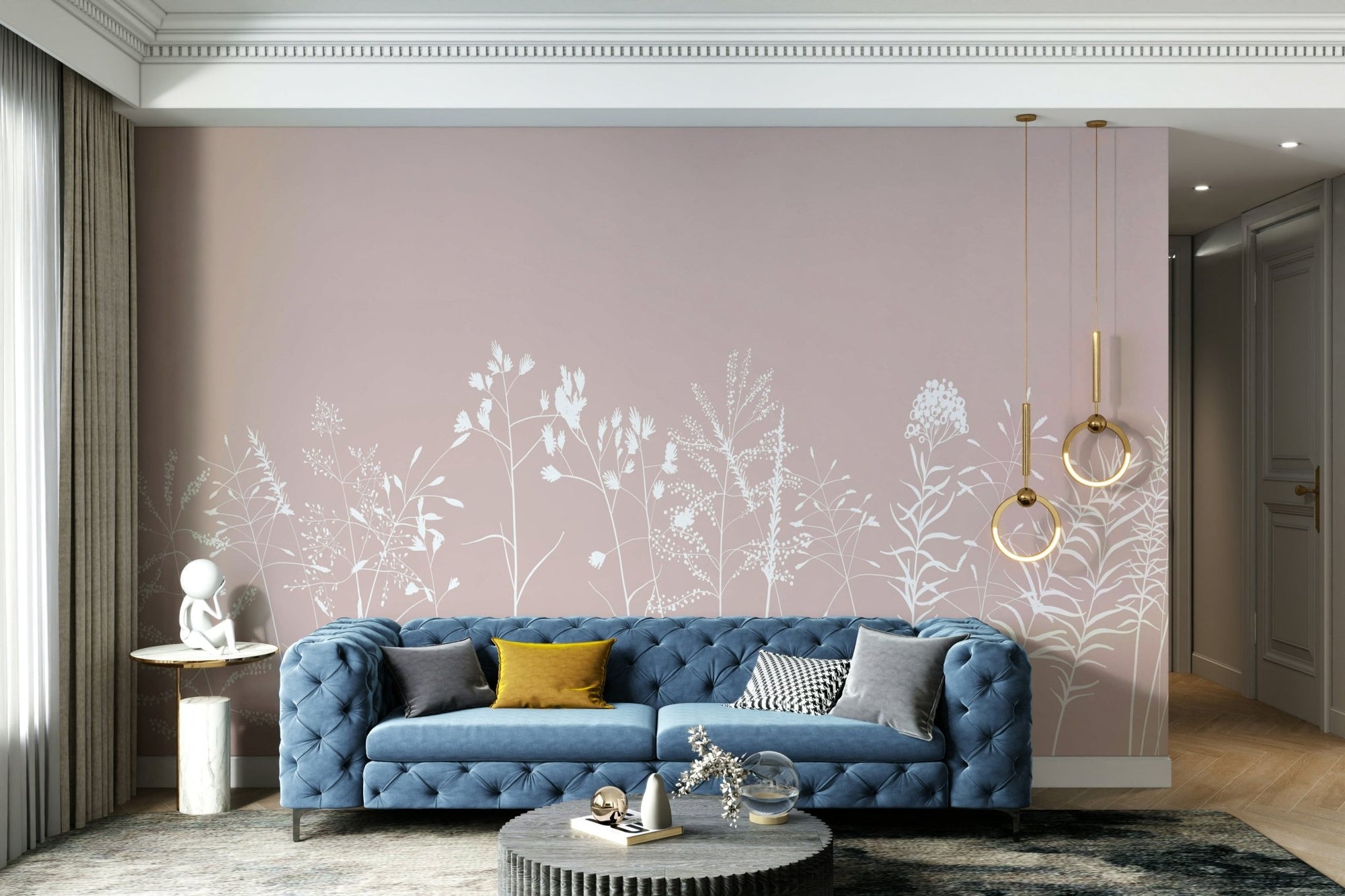 The style is artistic and natural.

