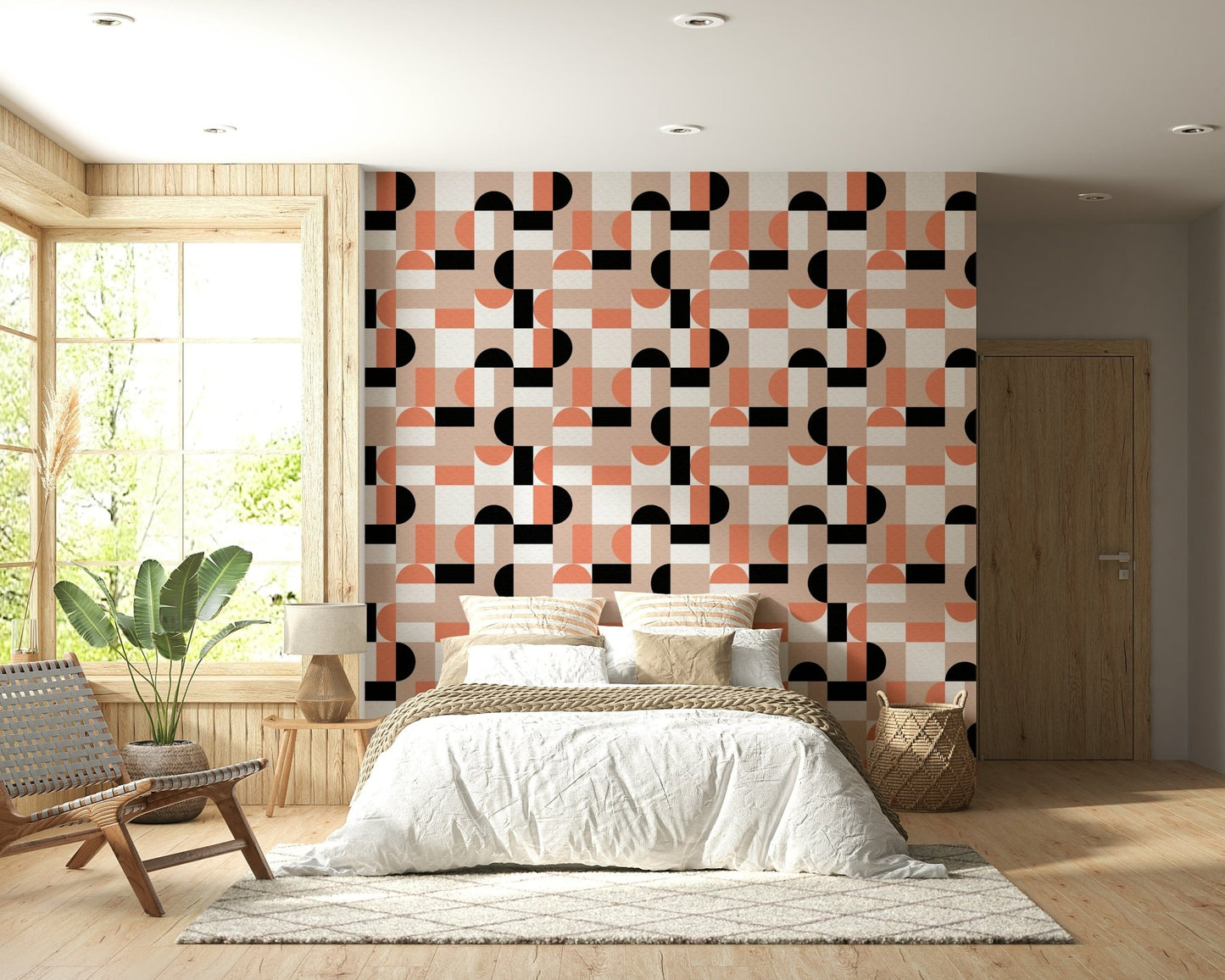 Blush Geometry Wallpaper⁠