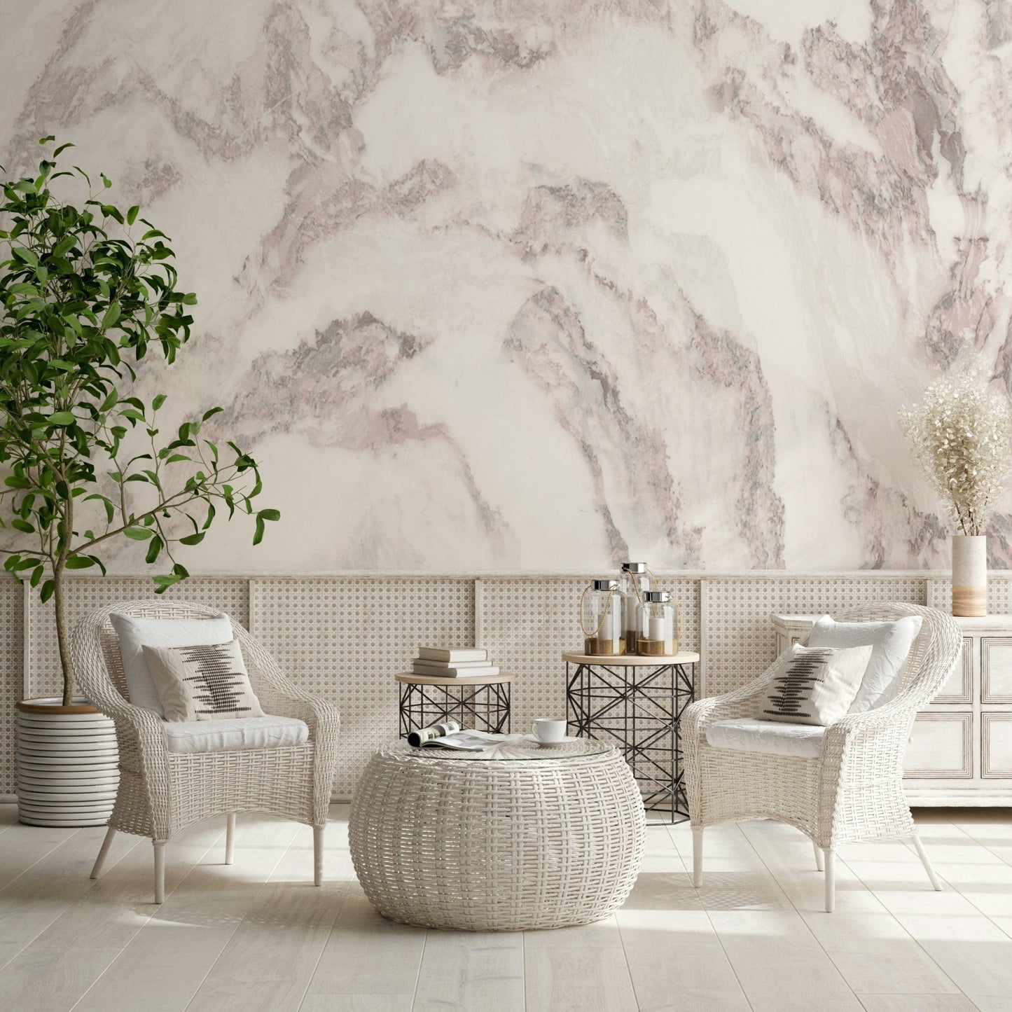 Blush Stone Texture Wall Mural - 2579021