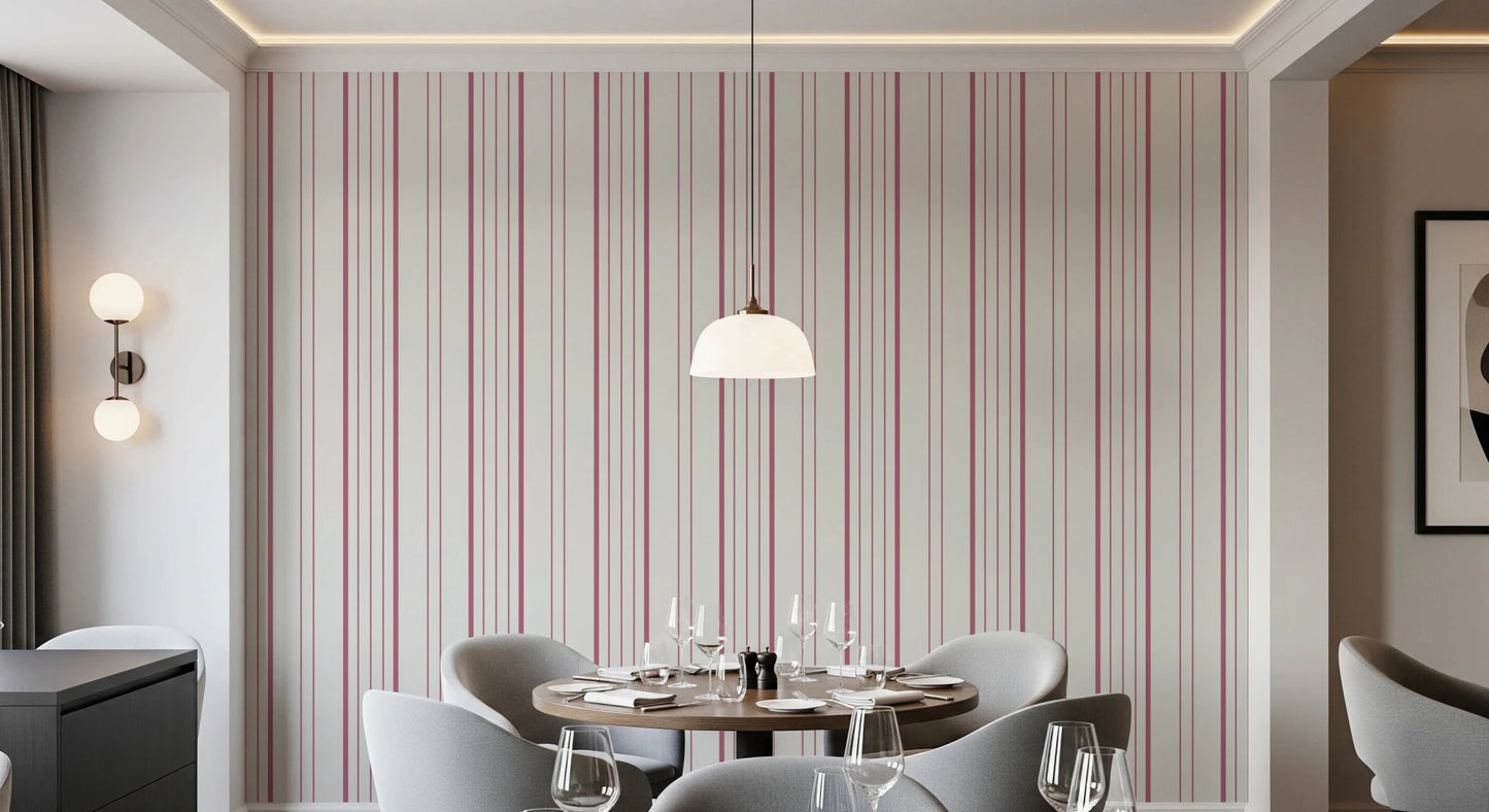 Blush Stripes Wallpaper⁠