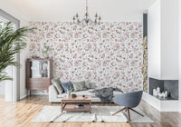 Blush Winter Bloom Wallpaper⁠