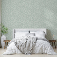 Abstract line art arches wallpaper design

