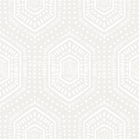 Patterned beige wallpaper mural for modern rustic rooms