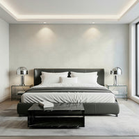 Geometric wallpaper with dotted and lined hexagon motifs